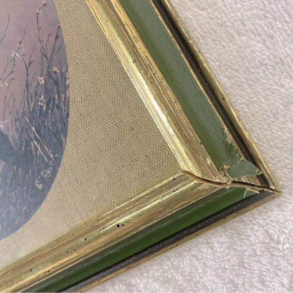 Vintage G. Ranck Framed Set Of “Young Love” Pictures Art  Set Of 5 - Picture 15 of 16